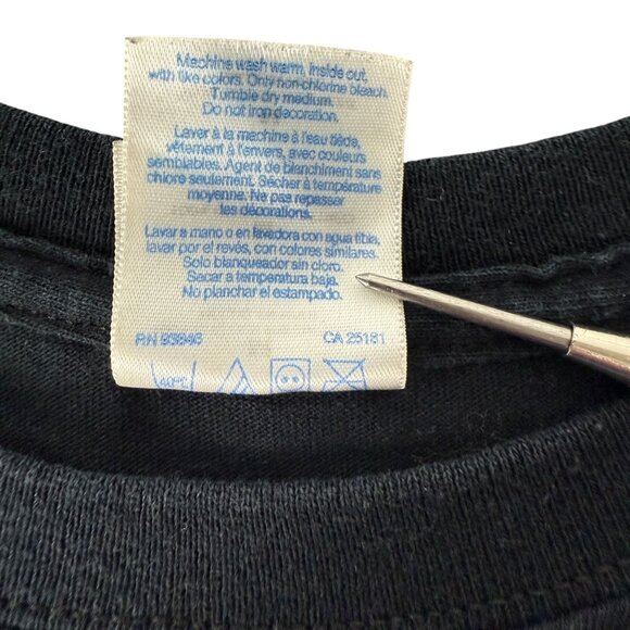 Gildan Black Hell Trash Heavy Metal Graphic T-Shirt M Ultra Cotton Preshrunk - Picture 5 of 9